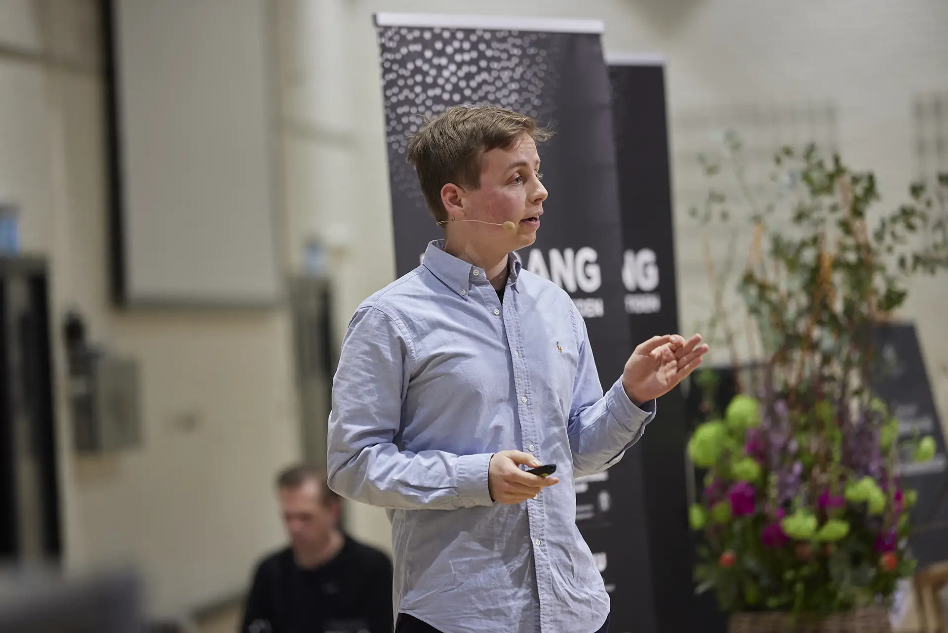 Albert Sneppen præsenterer på Big Bang 2024